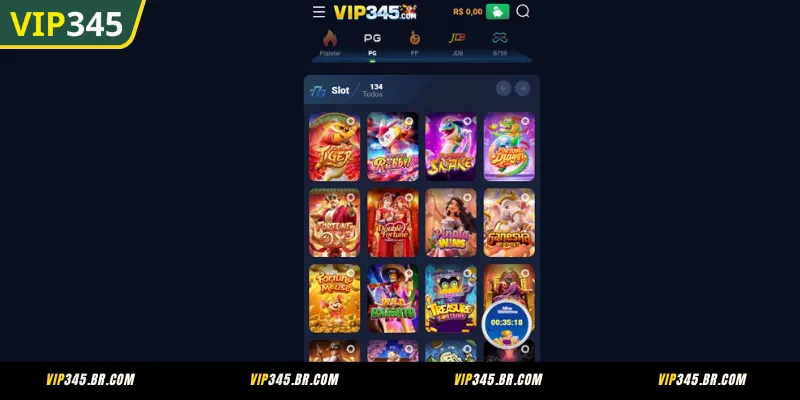 Jogos de Slots em Destaque no VIP345