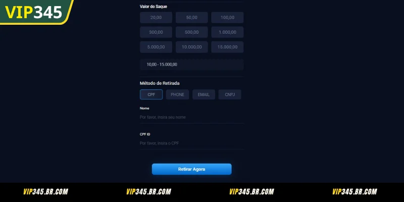 Passo a Passo: Como Realizar o VIP345 Saque via Pix
